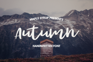 Autumn Script: A Handwritten Font Inspired by Nature