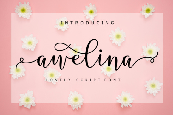 Awelina Script: A Sweet and Dynamic Calligraphy Font