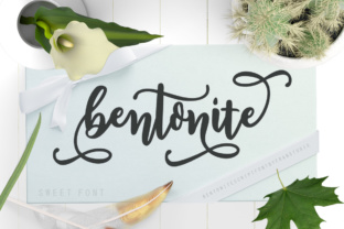Bentonite Script: A Modern Calligraphy Font for Elegant Design