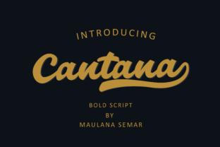 Cantana Script: A Bold and Classy Choice for Personal Branding