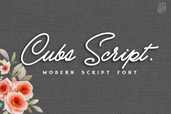 Cubs Script: A Handwritten Font That Captures Creativity