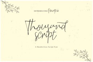 Discover the Beauty of Thousand Script