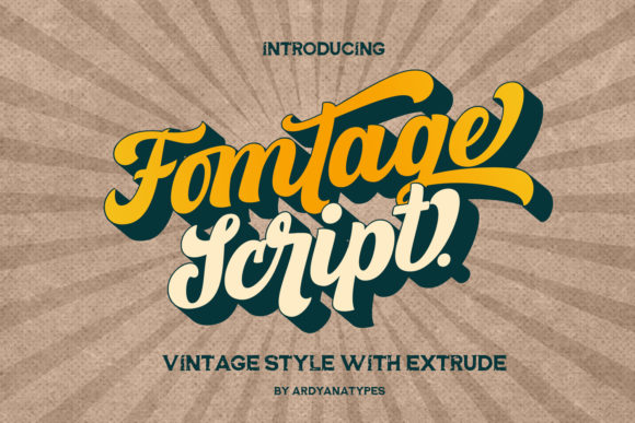 Fomtage Script: A Playful Nostalgia in Every Curve