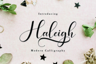 Haleigh Script: Elegant Calligraphy for Modern Design