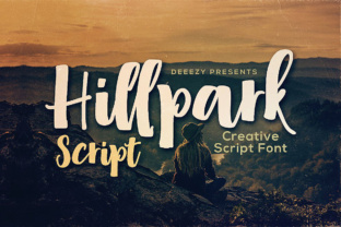 Hillpark Script: A Bold and Handwritten Style for Your Creative Projects