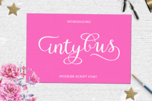 Intybus Script: A Modern, Feminine Font for Creative Projects