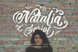 Natalia Script: A Hand Painted Typeface for Creative Expression