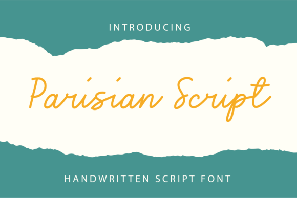 Parisian Script: A Stylish Font for Creative Projects