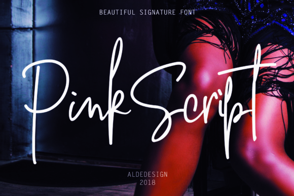 Pink Script: A Handwritten Font That Adds Personality to Your Design