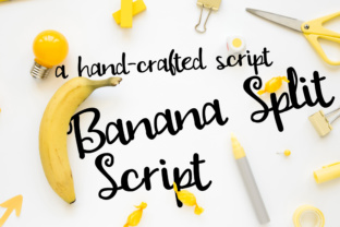 PN Banana Split Script: A Playful Font for Creative Projects