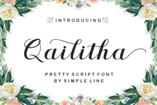 Qailitha Script: A Dynamic Brush Font for Modern Design