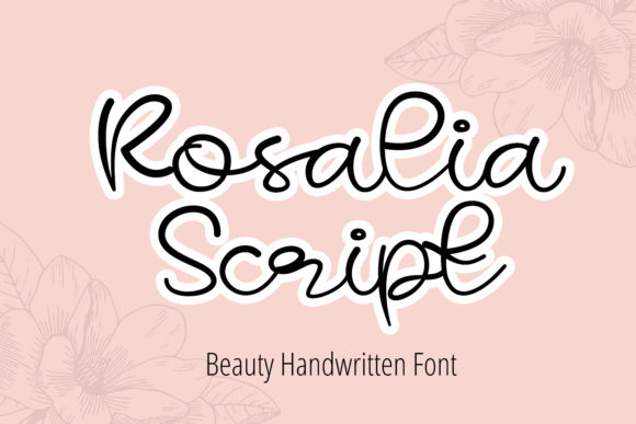 Rosalia Script: A Delicate Handwritten Font for Design Projects