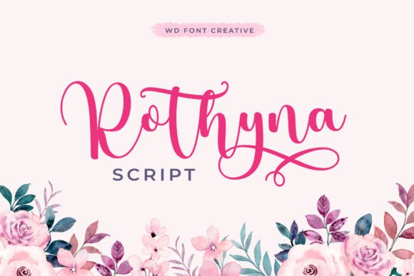 Rothyna Script: Elevating Creativity with Elegance in Every Stroke