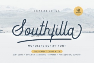 Southfilla Script: A Monoline Elegance for Creative Expression