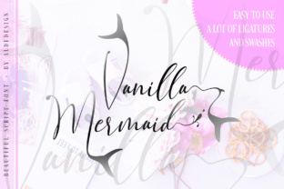 Vanilla Mermaid Script: A Playful Font for Creative Designs