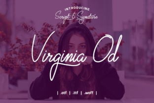 Virginia Od Script: A Timeless Calligraphy Font for Modern Design